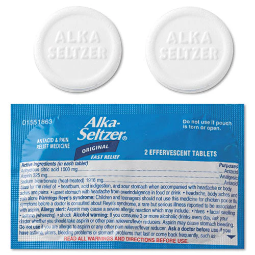Antacid And Pain Relief Medicine, Two-pack, 50 Packs/box - Image 3
