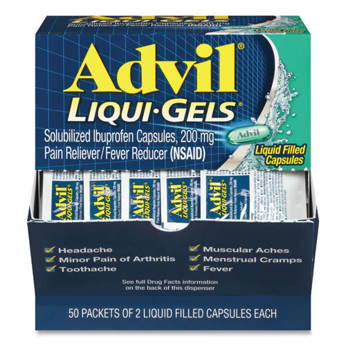 Liqui-gels, Two-pack, 50 Packs/box - Image 1