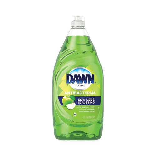 Ultra Antibacterial Dishwashing Liquid, Apple Blossom Scent, 38 Oz Bottle - Image 1