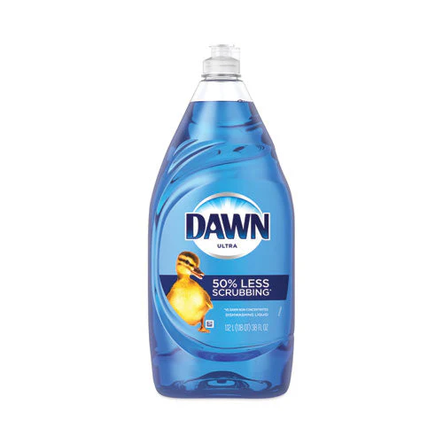 Ultra Liquid Dish Detergent, Dawn Original, 38 Oz Bottle, 8/carton - Image 1