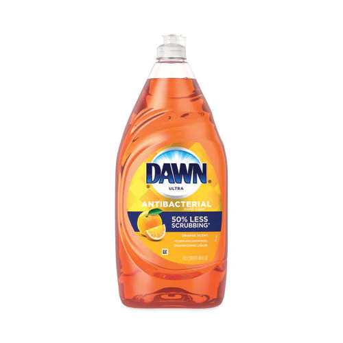 Ultra Antibacterial Dishwashing Liquid, Orange Scent, 38 Oz Bottle, 8/carton - Image 1