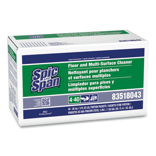 Liquid Floor Cleaner, 3 Oz Packet, 45/carton - Image 1
