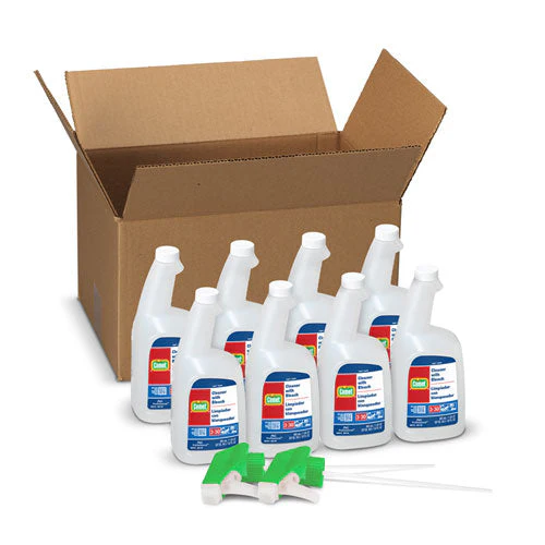 Cleaner With Bleach, 32 Oz Spray Bottle, 8/carton - Image 1