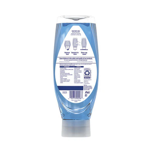 Ultra Liquid Dish Detergent, Dawn Original, Three 22 Oz E-z Squeeze Bottles, 2 Sponges - Image 3