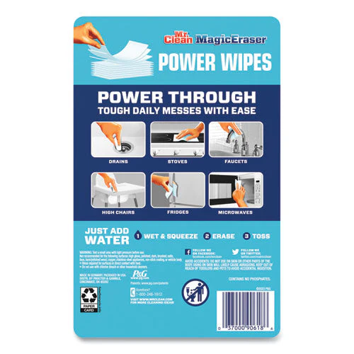 Magic Eraser Sheets, 3.5 X 5.8, 0.03" Thick, White, 16 Sheets/pack, 4 Packs/carton - Image 2