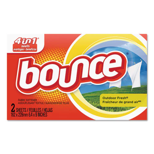Fabric Softener Sheets, Outdoor Fresh, 2/box, 156 Boxes/carton - Image 1