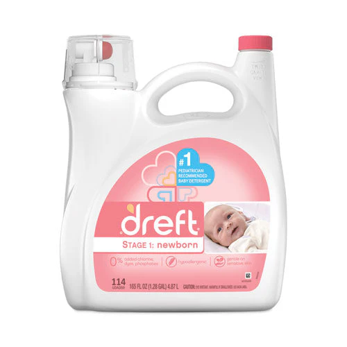 Ultra Laundry Detergent, Baby Powder Scent, 165 Oz Bottle, 4/carton - Image 1