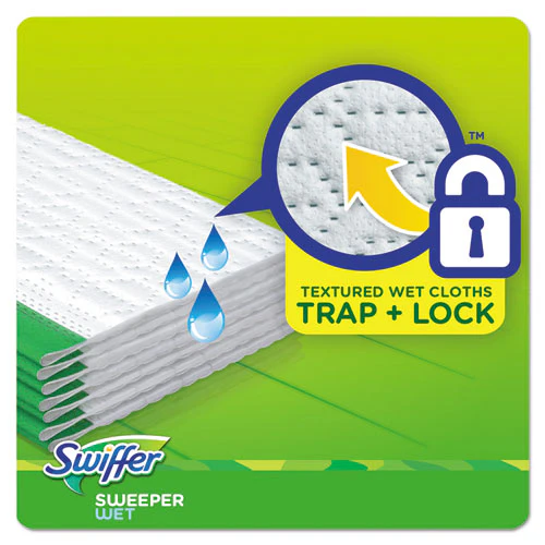Wet Refill Cloths, 10 X 8, Open Window Fresh, Cloth, White, 12/tub - Image 3