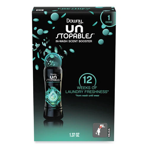 Unstopables In-wash Scent Booster Beads, For Coin Vending Machines, Fresh Scent, 1.37 Oz Canister, 156/carton - Image 1