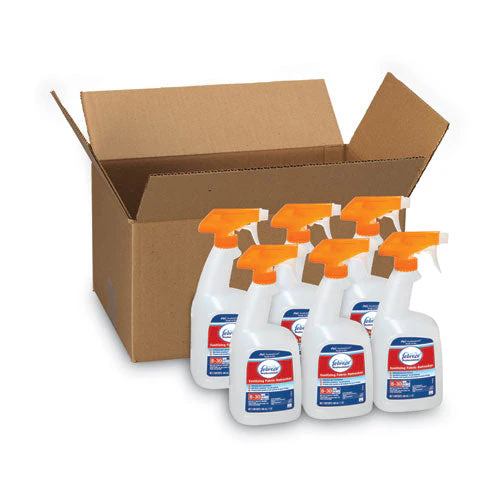 Professional Sanitizing Fabric Refresher, Light Scent, 32 Oz Spray Bottle, 6/carton - Image 1