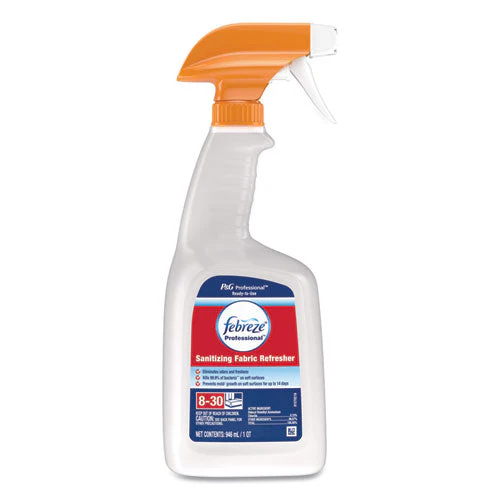 Professional Sanitizing Fabric Refresher, Light Scent, 32 Oz Spray Bottle - Image 1