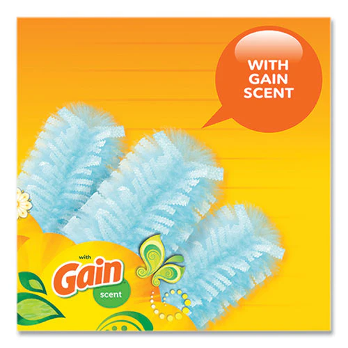 Dusters Refill, Dust Lock Fiber, Blue, Gain Original Scent, 10/pack - Image 2