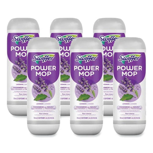 Powermop Refill Cleaning Solution, Lavender Scent, 25.3 Oz Refill Bottle, 6/carton - Image 1