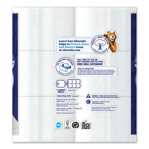 Ultra Soft Bathroom Tissue, Septic-safe, 2-ply, White, 336 Sheets/roll, 18 Rolls/carton - Image 2