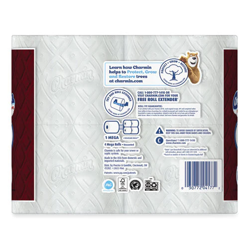 Ultra Strong Bathroom Tissue, Septic Safe, 2-ply, White, 242 Sheet/roll, 4/pack, 8 Packs/carton - Image 2