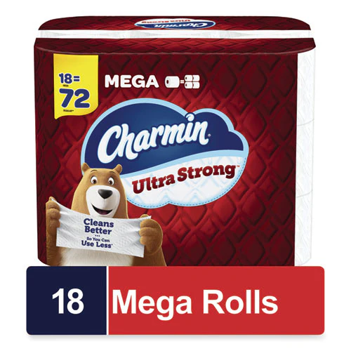 Ultra Strong Bathroom Tissue, Septic Safe, 2-ply, White, 242 Sheet/roll, 18/pack - Image 1