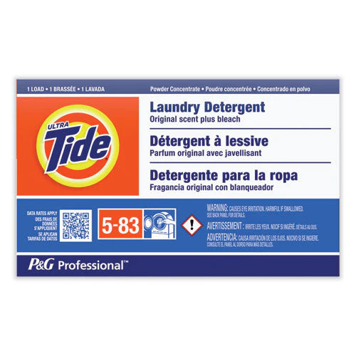 Powder Laundry Detergent Plus Bleach, Original Scent, 1.4 Oz Vending Box, 156/carton - Image 1