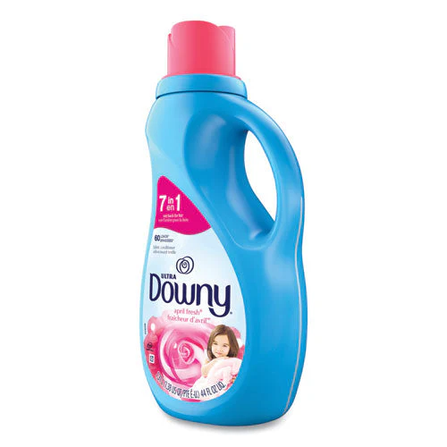 Liquid Fabric Softener, April Fresh, 44 Oz Bottle, 6/carton - Image 3