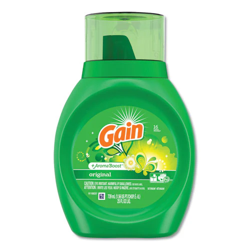 Liquid Laundry Detergent, Original Fresh, 25 Oz Bottle, 6/carton - Image 1