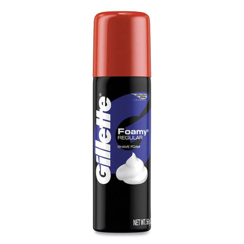 Foamy Shave Cream, Original Scent, 2 Oz Aerosol Spray Can, 48/carton - Image 1