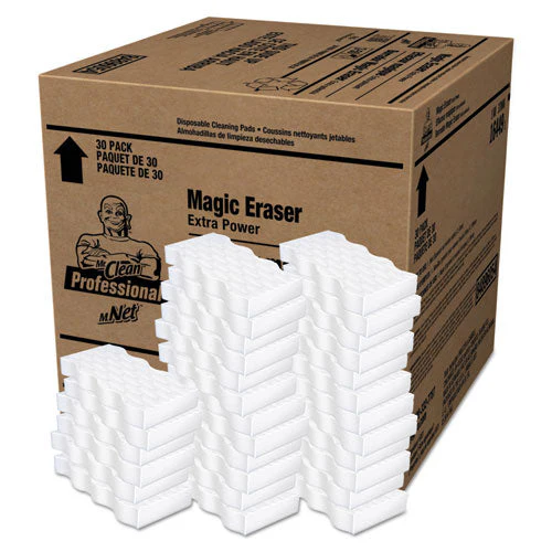 Magic Eraser Extra Durable, 4.6 X 2.4, 0.7" Thick, White, 30/carton - Image 1