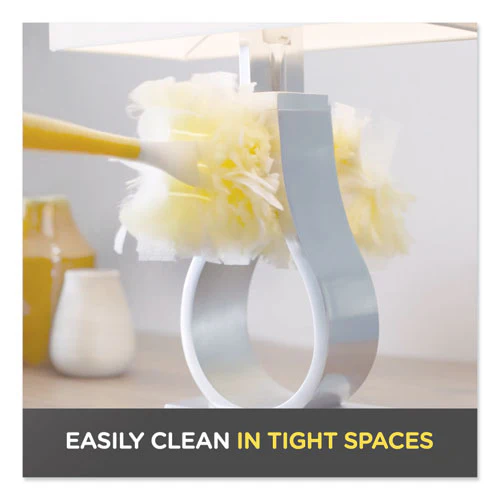 Heavy Duty Dusters Refill, Dust Lock Fiber, Yellow, 6/box - Image 3