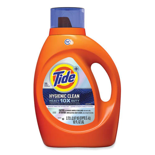Hygienic Clean Heavy 10x Duty Liquid Laundry Detergent, Original, 92 Oz Bottle, 4/carton - Image 1