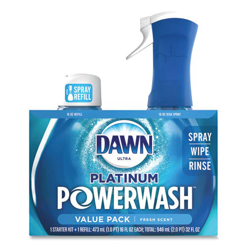 Platinum Powerwash Dish Spray, Fresh, 16 Oz Spray Bottle, 2/pack - Image 1