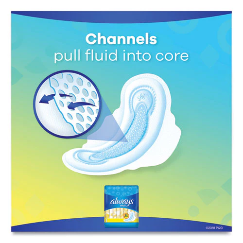 Regular Maxi Pads With Wings, Regular, 10/box - Image 3