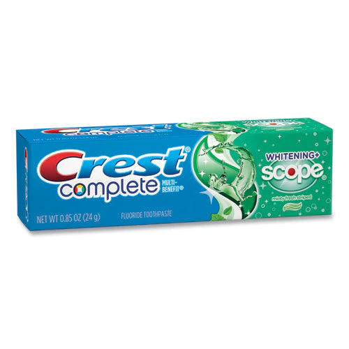 Complete Whitening Toothpaste + Scope, Minty Fresh, 0.85 Oz Tube, 36/carton - Image 1