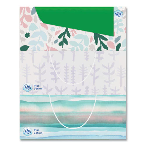 Plus Lotion Facial Tissue, 2-ply, White, 124/box, 3 Box/pack - Image 2