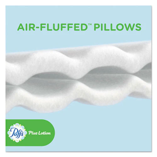 Plus Lotion Facial Tissue, 2-ply, White, 124 Sheets/box, 6 Boxes/pack, 4 Packs/carton - Image 2
