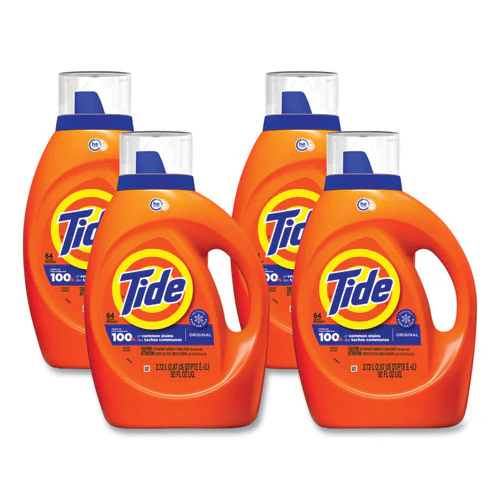 He Laundry Detergent, Original Scent, Liquid, 64 Loads, 92 Oz Bottle, 4/carton - Image 1