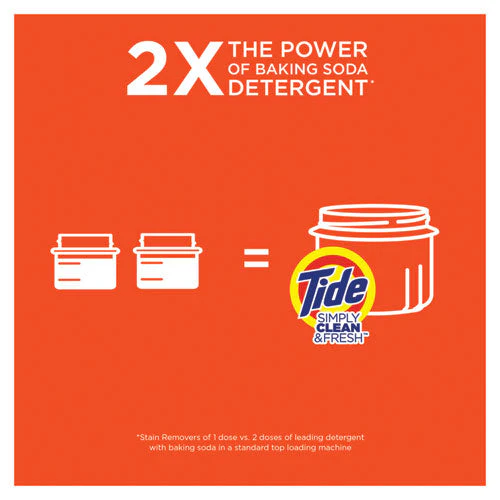 Simply Clean And Fresh Laundry Detergent, Refreshing Breeze, 64 Loads, 92 Oz Bottle, 4/carton - Image 2