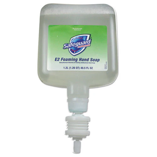 Antibacterial Foam Hand Soap, E-2 Formula, Unscented, 1,200 Ml Refill, 4/carton - Image 1