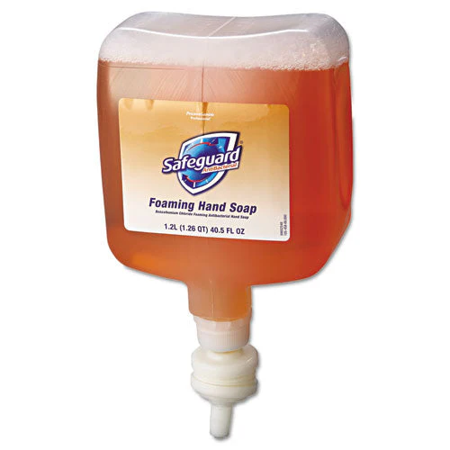 Antibacterial Foam Hand Soap, Pleasant Scent, 1,200 Ml Refill, 4/carton - Image 1