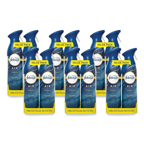 Air, Ocean, 17.6 Oz Aerosol Spray, 2/pack, 6 Packs/carton - Image 1