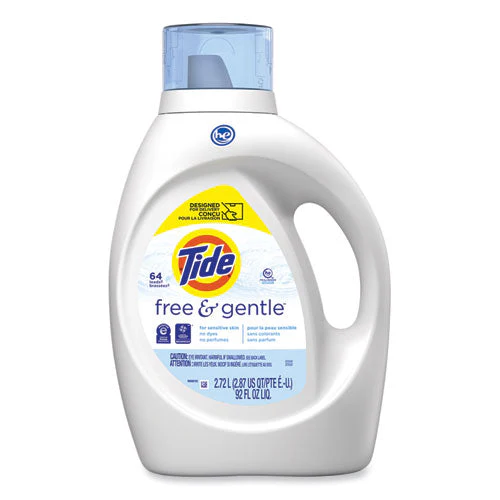 Free And Gentle Liquid Laundry Detergent, Unscented, 92 Oz Bottle - Image 1