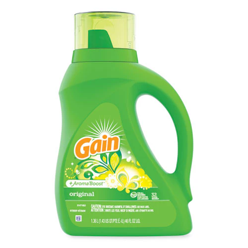Liquid Laundry Detergent, Gain Original Scent, 46 Oz Bottle, 6/carton - Image 1