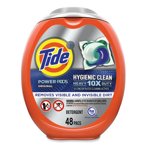 Hygienic Clean Heavy 10x Duty Power Pods, Original Scent, 81 Oz Tub, 48 Pods/tub, 4 Tubs/carton - Image 1