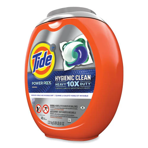 Hygienic Clean Heavy 10x Duty Power Pods, Original Scent, 81 Oz Tub, 48 Pods/tub, 4 Tubs/carton - Image 2