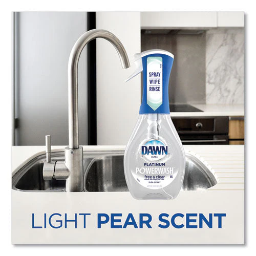 Platinum Powerwash Dish Spray, Free & Clear, Unscented, 16 Oz Spray Bottle - Image 2