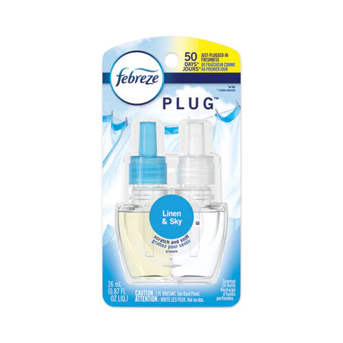 Plug Air Freshener Refills, Linen And Sky, 0.87 Oz - Image 1