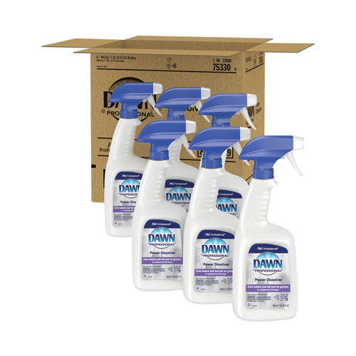 Liquid Ready-to-use Grease Fighting Power Dissolver Spray, 32 Oz Trigger On Spray Bottle, 6/carton - Image 1