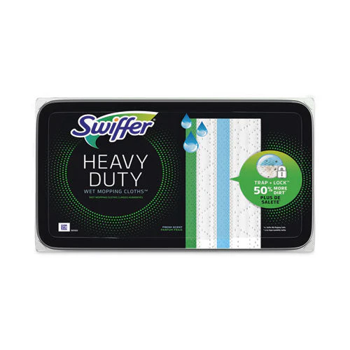 Heavy-duty Wet Refill Cloths, 10 X 8, Open Window Fresh, 20/tub, 6 Tubs/carton - Image 1