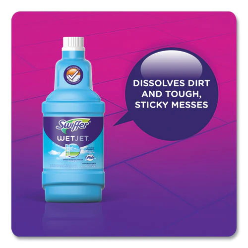 Wetjet System Cleaning-solution Refill, Fresh Scent, 1.25 L Bottle, 4/carton - Image 3