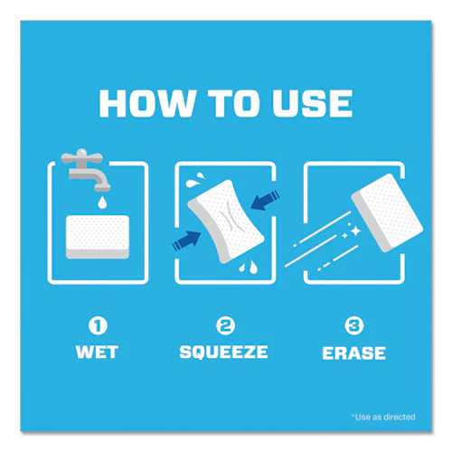 Magic Eraser, 2.3 X 4.6, 1" Thick, White, 6/pack - Image 2