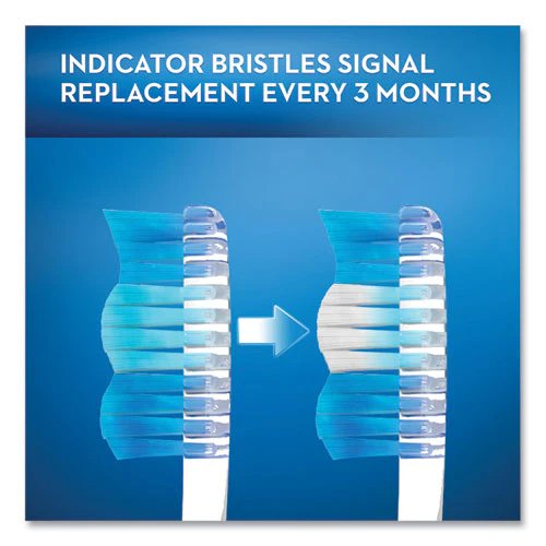 Indicator Contour Clean Soft Toothbrush, Blue - Image 3
