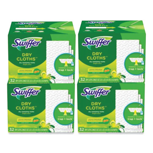Dry Refill Cloths. 8 X 10.4, White, 32 Box, 4 Boxes/carton - Image 1