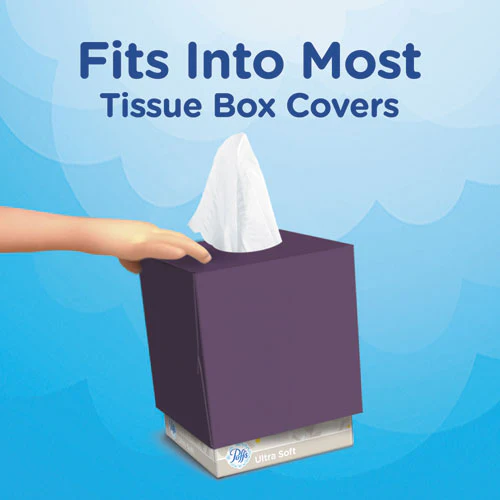 Facial Tissue, 2-ply, White, 64 Sheets/box - Image 2